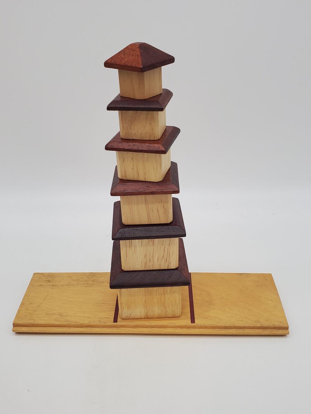 Wooden Pagoda Puzzle by Norm Thompson